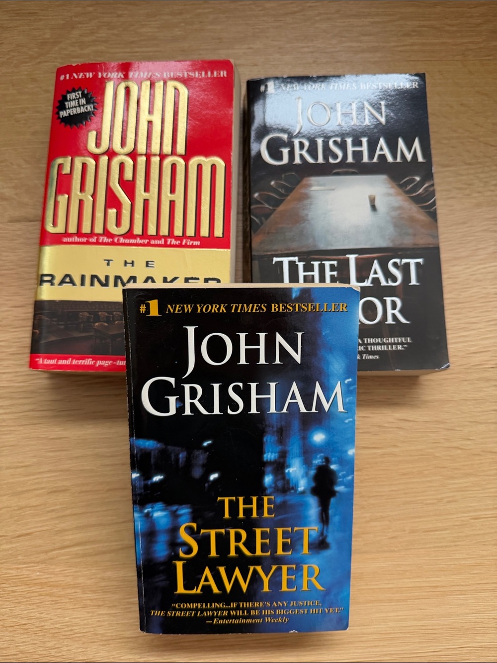 John Grisham Paperback Book Bundle – 3 Legal Thrillers